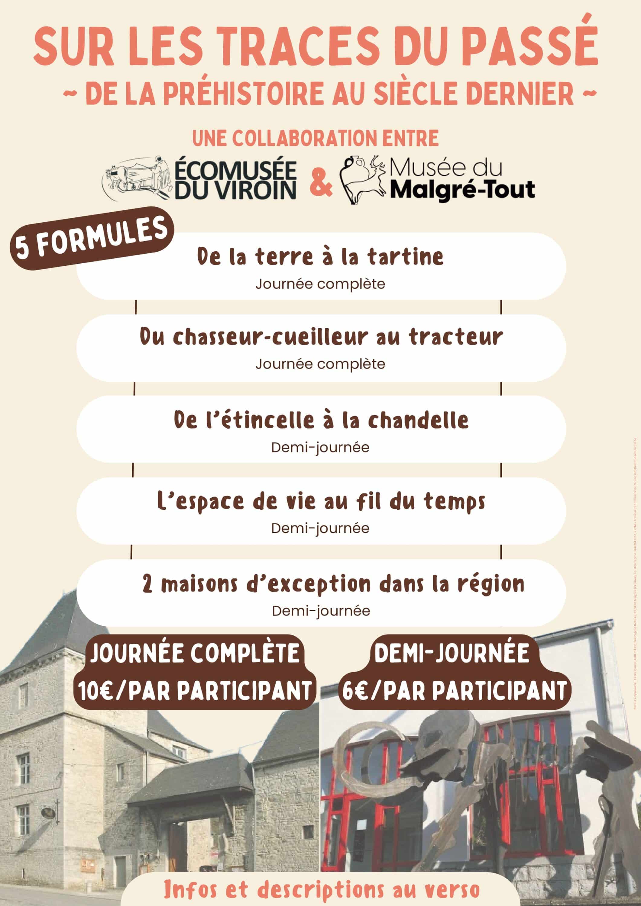 Sur les traces du passé offre combinés treignes