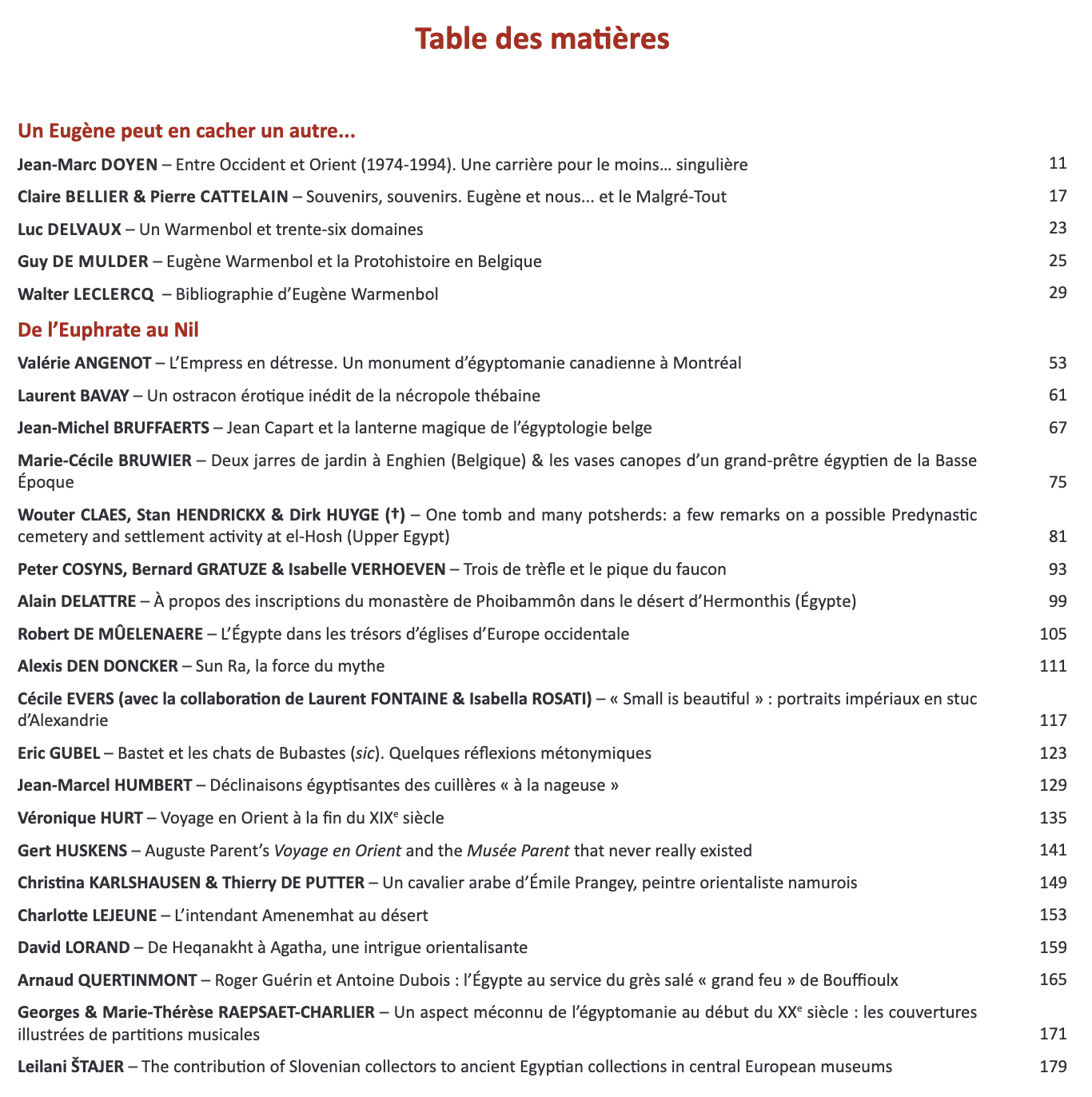 De l'Escaut au Nil – Image 2