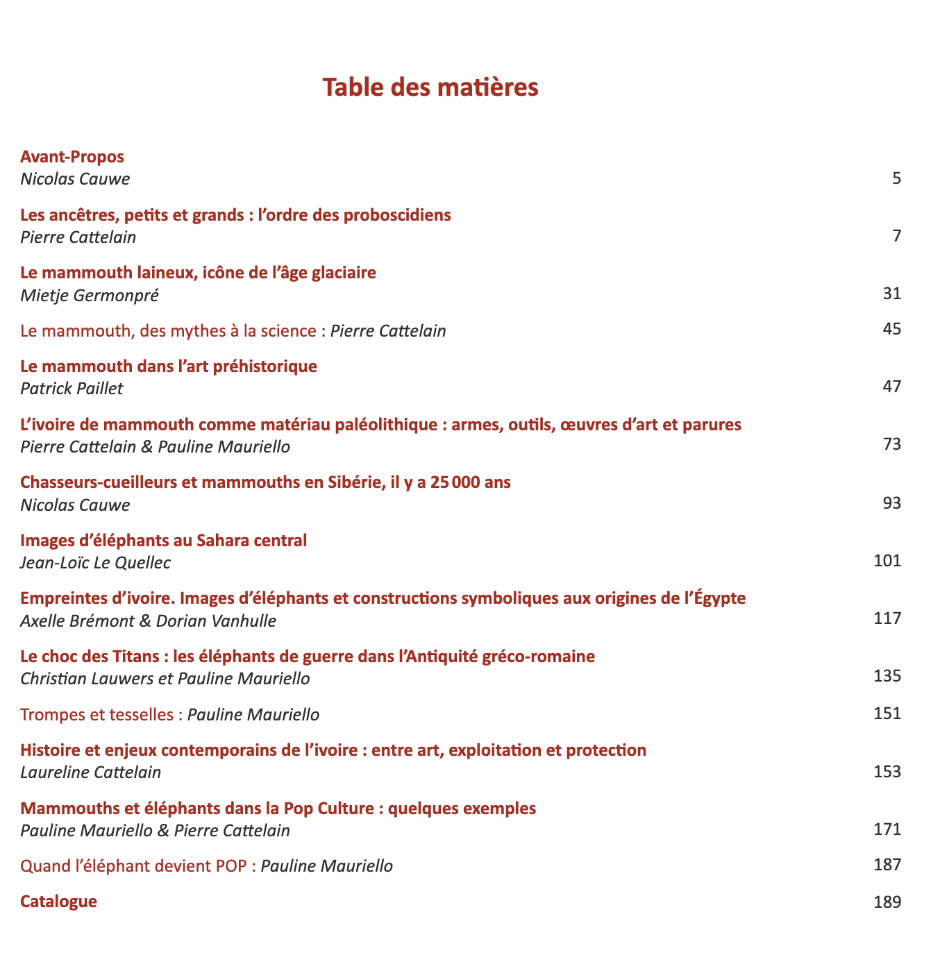Catalogue "Autour des Mammouths" – Image 2