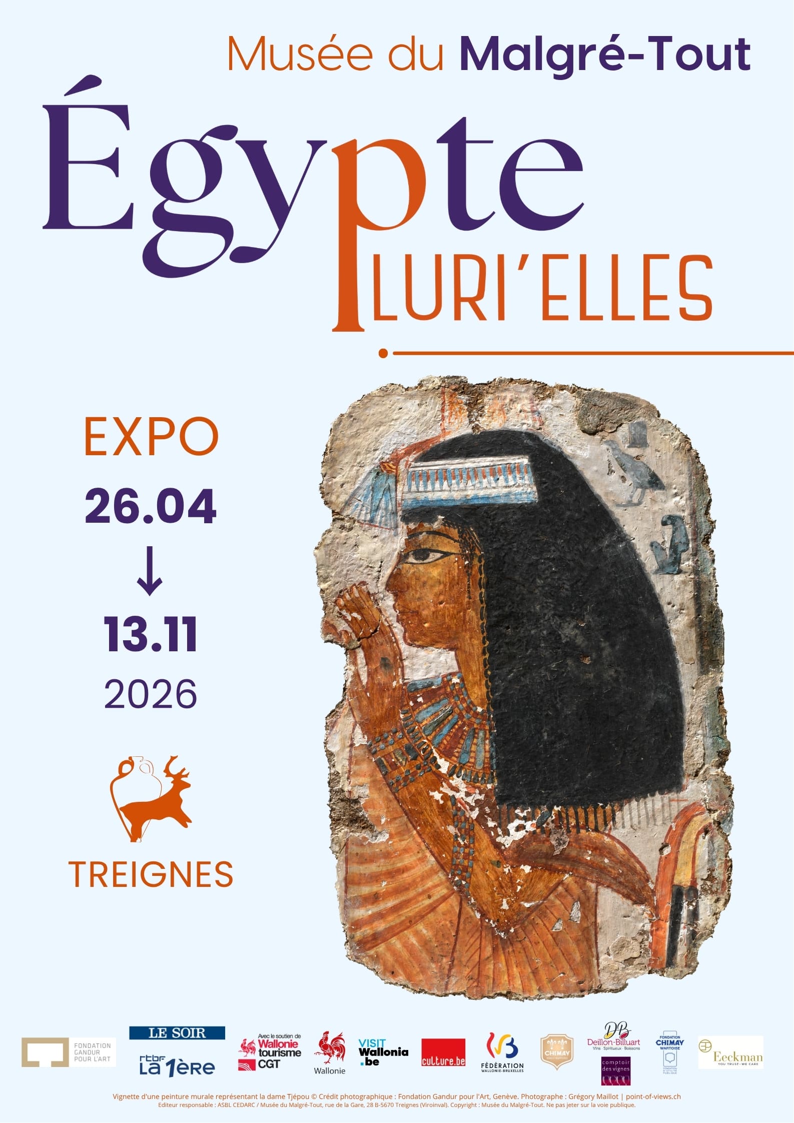 affiche de l'exposition mammouth 