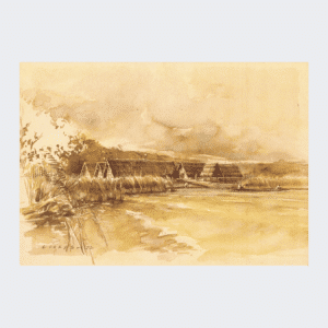 Postcard: Neolithic Village
